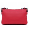 Червона шкіряна «еко» маленька жіноча сумка