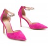 Рожеві замшеві літні туфлі