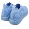 Блакитні текстильні літні кросівки