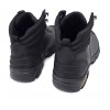 Чорні нубукові  зимові черевики