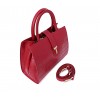 Червона шкіряна маленька жіноча сумка