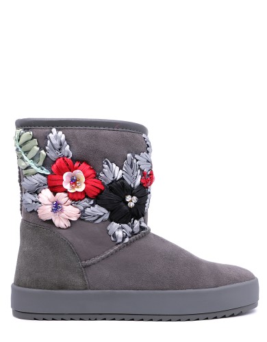 [цвет не заполнено] замшевые зимние угги