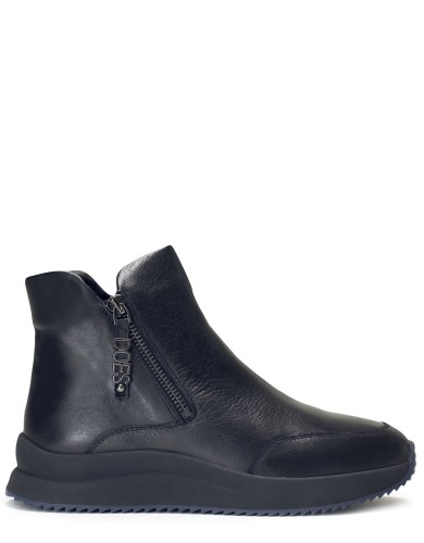 Чорні шкіряні черевики жіночі шкіряні