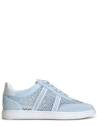 Блакитні  замшеві  літні  кеди