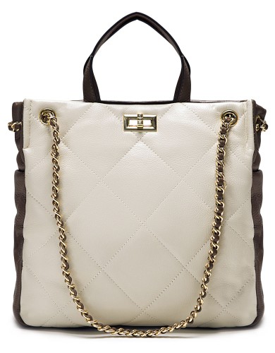 Разноцветная кожаная большая сумка