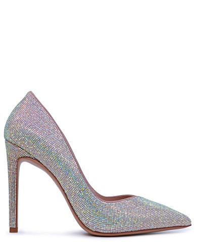 Разноцветные замшевые демисезонные  туфли на каблуке 