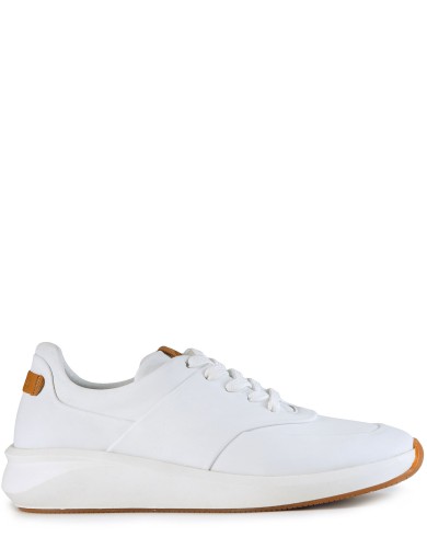 Белые кожаные демисезонные  кроссовки 