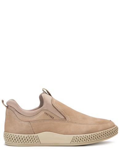 Бежевые  демисезонные слипоны