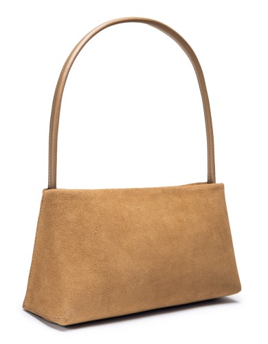 Бежевая  маленькая женская сумка