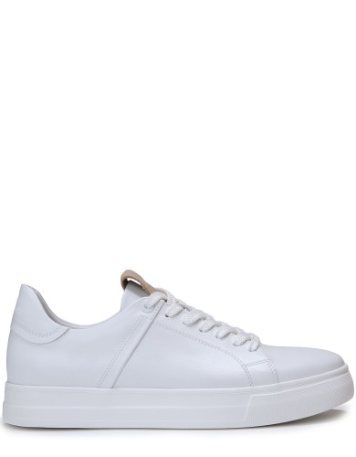 Білі шкіряні демісезонні кеди