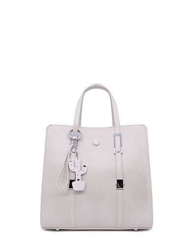 Пудра кожаная средняя сумка