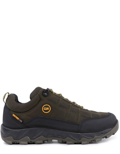 Хаки текстильные демисезонные кроссовки