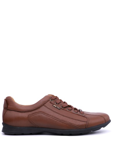 Руді шкіряні демісезонні кросівки