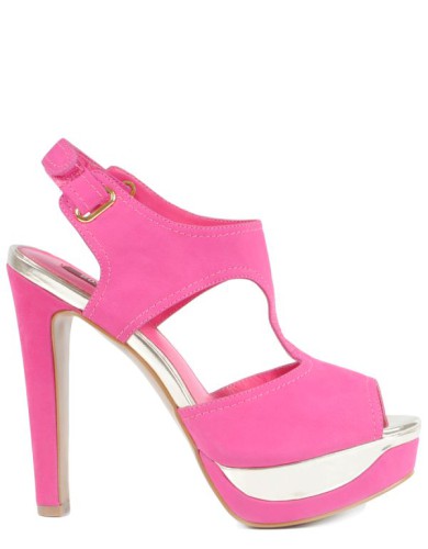 Розоовые замшевые летние босоножки 