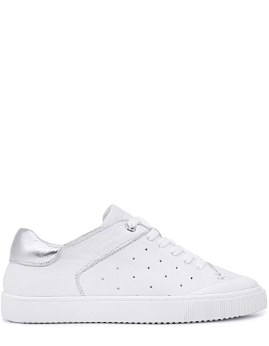 Білі шкіряні літні  кеди