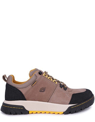 Бежевые нубуковые демисезонные кроссовки