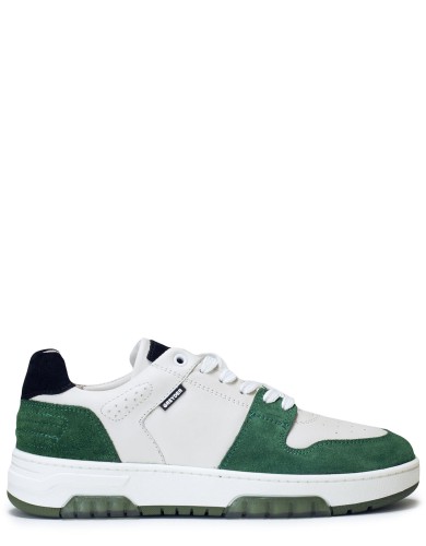 Разноцветные кожаные демисезонные кеды