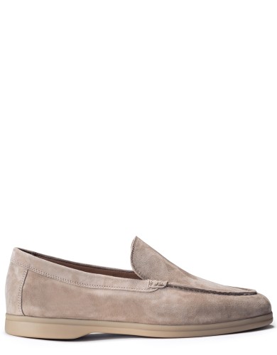 Бежевi замшеві  демісезонні лофери