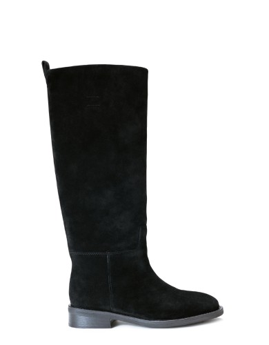 Черные  зимние сапоги