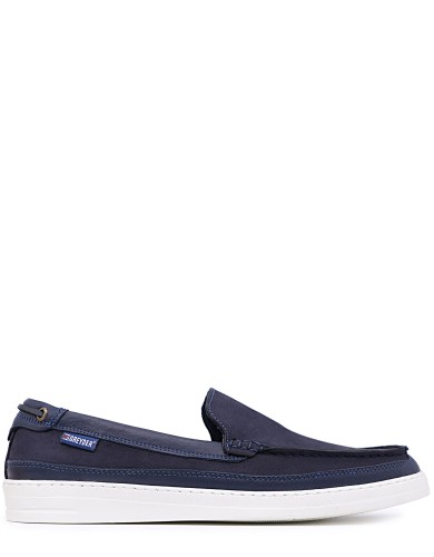 Синие  демисезонные лоферы