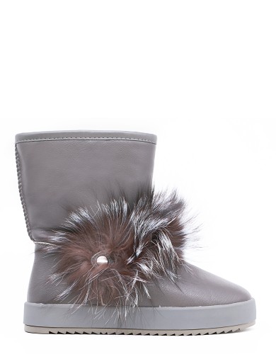 [цвет не заполнено] кожаные зимние угги