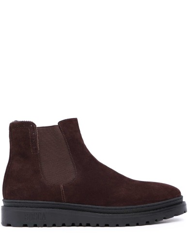 Коричневі   черевики зимові