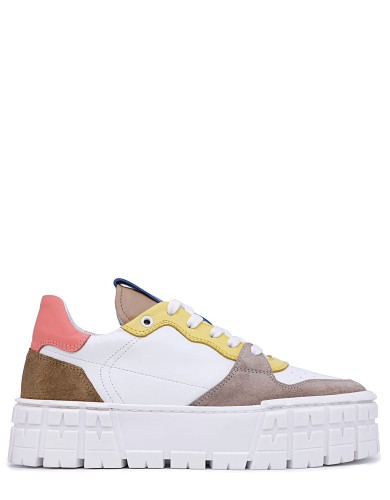 Разноцветные кожаные демисезонные  кеды