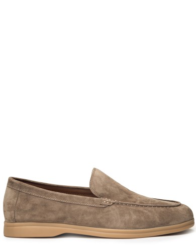 Бежевi замшеві  демісезонні лофери