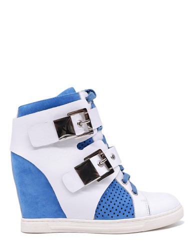 Різнокольорові  шкіряні  літні  черевики 