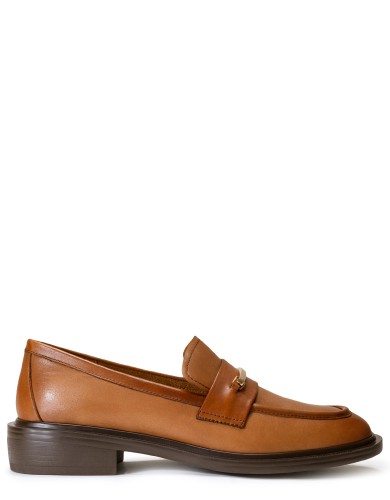 Руді  шкіряні демісезонні  лофери