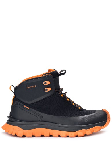 Черные текстильные демисезонные ботинки