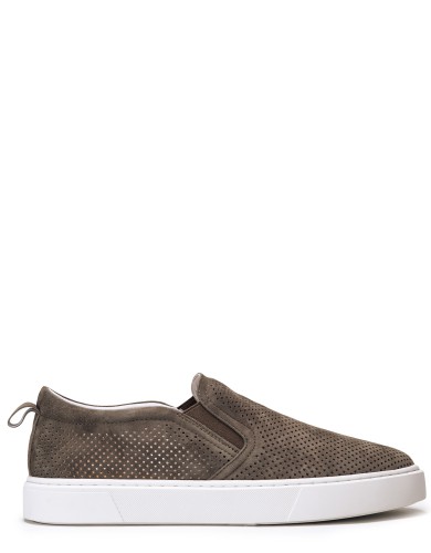 Замшеві літні сліпони