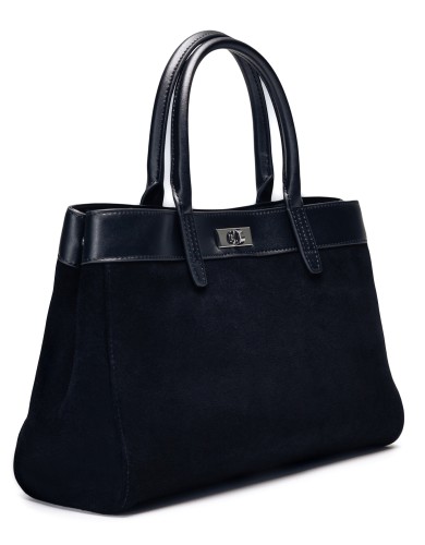 Черная  средняя женская сумка