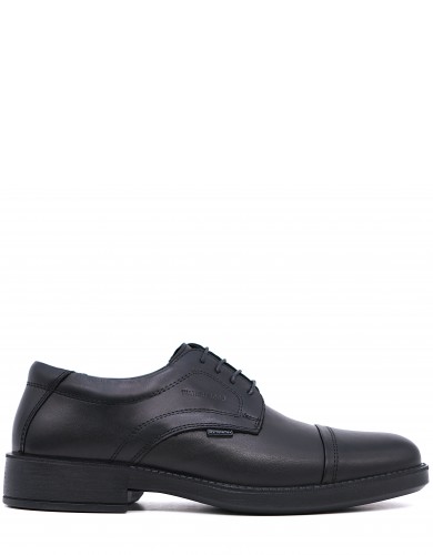 Чорні  шкіряні демісезонні  туфлі