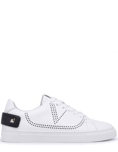 Белые кожаные демисезонные  кеды