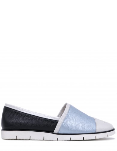 Різнокольорові  шкіряні демісезонні сліпони