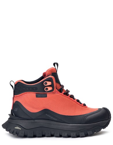 Разноцветные текстильные демисезонные ботинки 