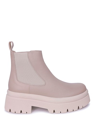 Бежевые  демисезонные ботинки