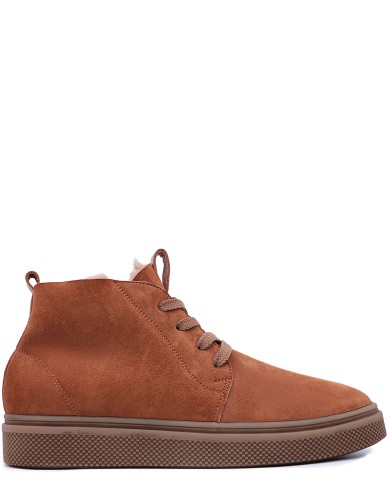 Коричневые  зимние ботинки