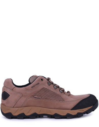 Бежевые нубуковые демисезонные кроссовки