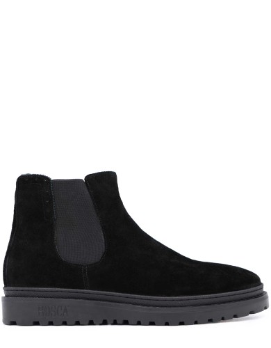 Черные  зимние ботинки