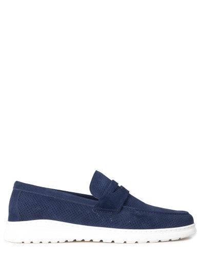 Сині  літні лофери