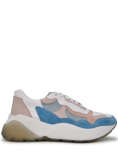 Різнокольорові  шкіряні  демісезонні кросівки