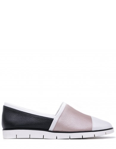 Різнокольорові  шкіряні демісезонні сліпони