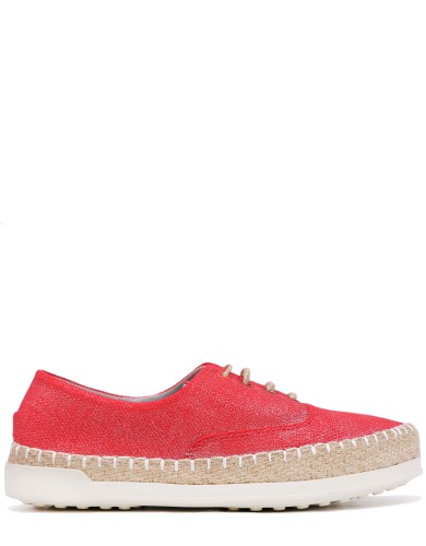 Красные текстильные демисезонные  кеды