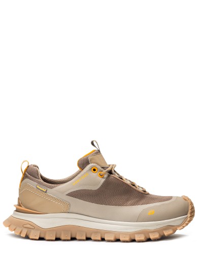 Бежевые текстильные демисезонные кроссовки