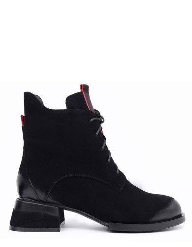 Черные  зимние ботинки