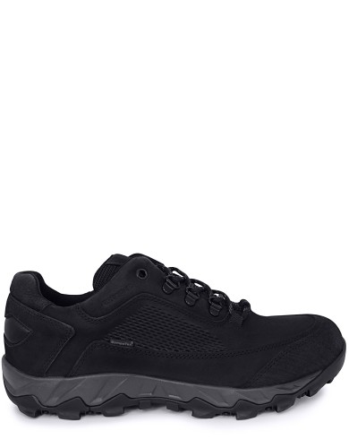 Черные нубуковые демисезонные кроссовки