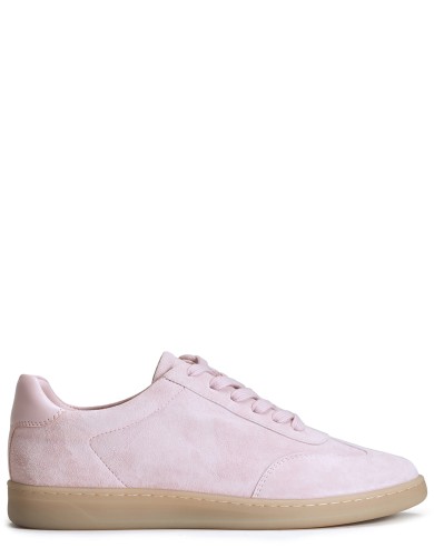 Розоовые замшевые демисезонные  кеды