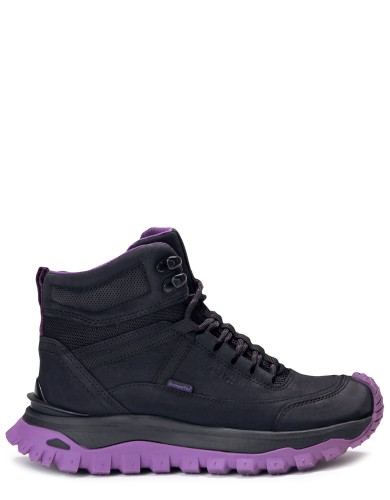 Черные текстильные демисезонные ботинки 